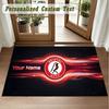 Crystal Velvet Square Rug Custom NameBristol City Pattern Non Slip Home Floor Decor Rug