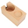 Wooden Coffee Tamper Station Stable Prevent Slip Coffee Tamper Holder Base Tamping Station for Home