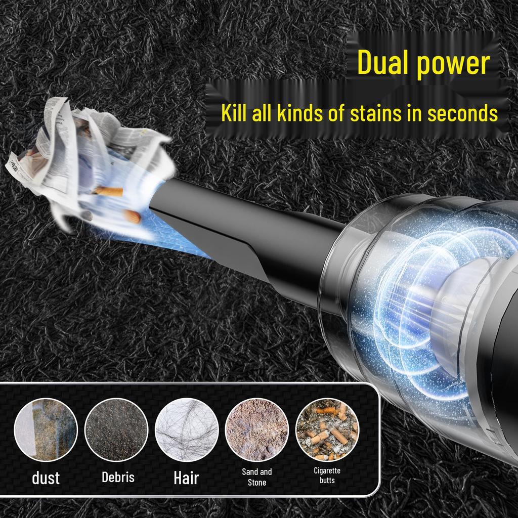 Portable Wireless Vacuum Cleaner for Car, Home & Desktop Use