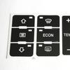 PVC Air Conditioning Switches Decals Easy Install & Scratches Resistant Climate Control Stickers for German Car