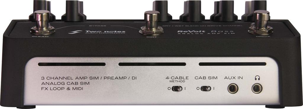 Two notes Analog amp simulator for bass ReVolt Bass regular import [Domestic product]