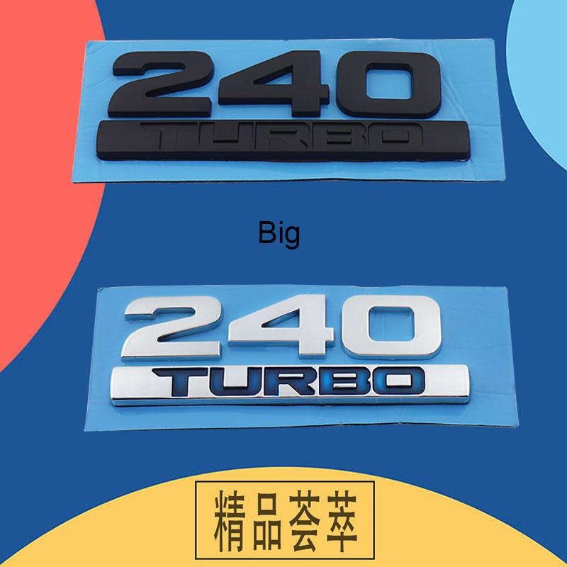 3D Premium TURBO 240 TURBO für Auto Kotflügel Kofferraum Heckhaube Aufkleber Emblem Abzeichen Aufkleber Zubehör