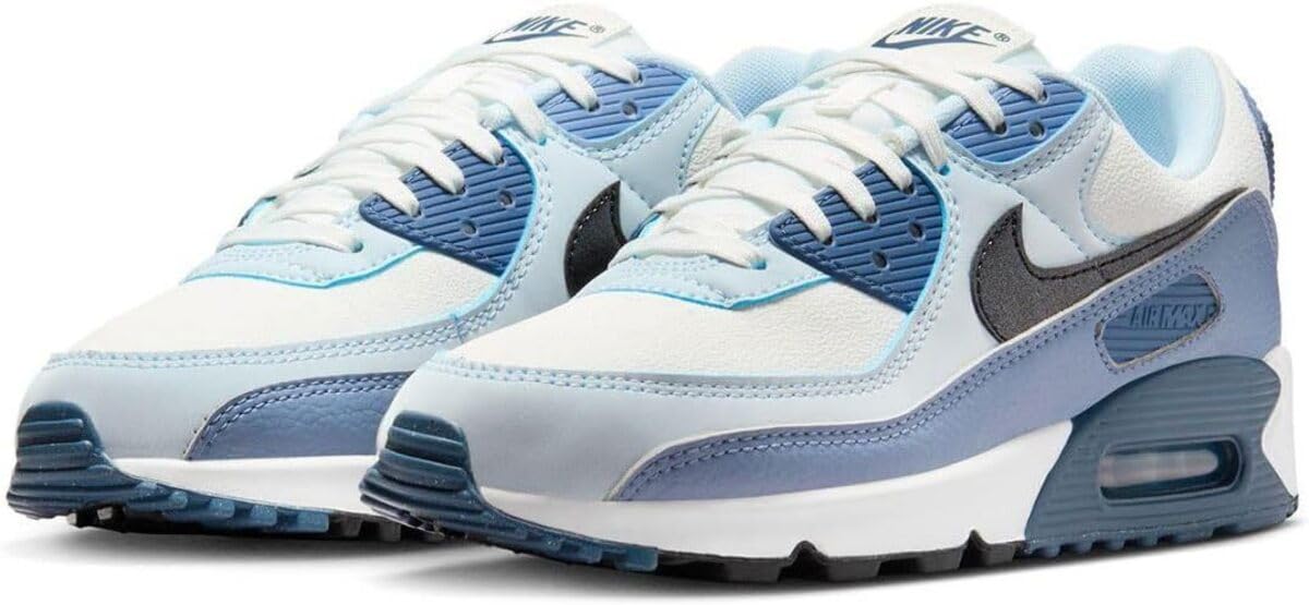 

Nike Air Max 90 Summit Size W, White/Blue/Black, HM8128-100, 22.0cm