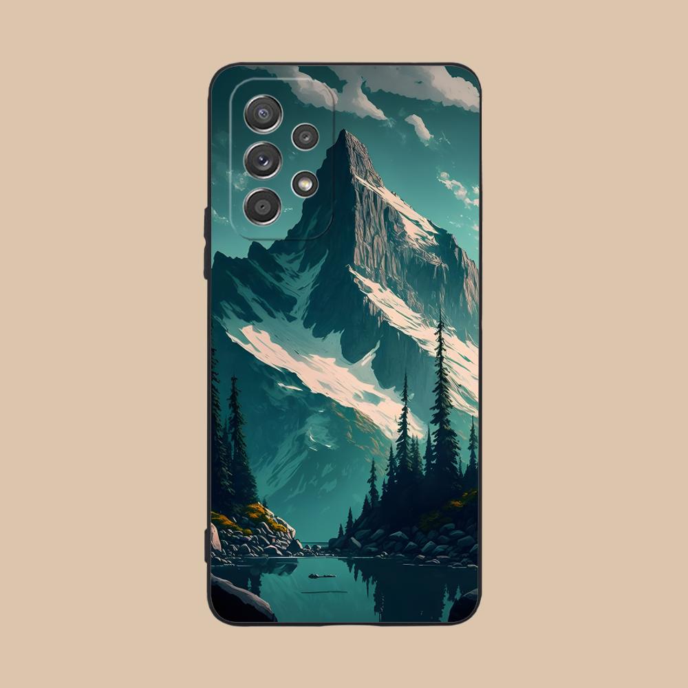 Mountain Forest Mobile Phone Case for Samsung Galaxy A56 55 54 53 52 51 36 35 34 23 16 15 5G Colorful Cover Luxury Pretty Cover