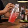 Con Segni Shaker per Cocktail Bicchiere da Bar in Plastica Facile da Pulire Recipiente per Shakerare Preparazione Tè alla Frutta