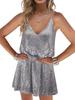 European & American V-neck Sequin Sling Dress for Women - Sexy Nightclub Style