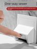 Side Drain Sewer Baffle Toilet Kitchen Seamless Adhesive Drain Floor Drain Anti-Odor Anti Mosquito Isolation Cover