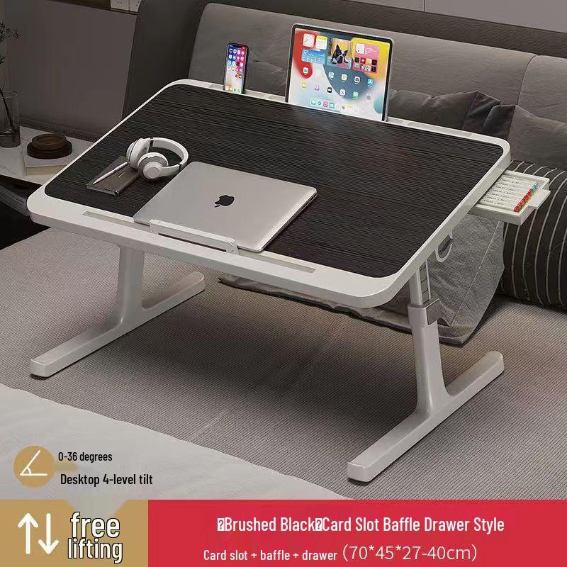 Foldable Bedside Table for Reading, Writing, and Computing - Ideal for Students and Dorms