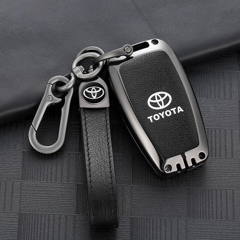 Car Key Case For Toyota 86 Camry Corolla Crown Highlander Rav4 Alphard Vellfire Venza Yaris Prado Hilux Fortuner Land Cruiser