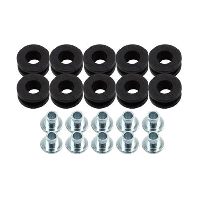 Set da 10 Guarnizioni in Gomma per Moto Kit Bulloni Cuscino Sfiato Accessori per Kawasaki Yamaha Honda Suzuki CBR GSXR Ninja