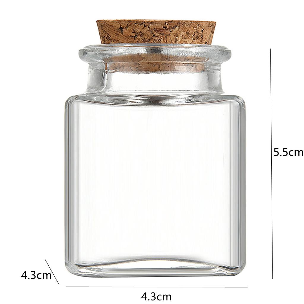 Star Shaped Glass Bottles Wishing Ornament Crafts Gift Jars Christmas Wedding Present Clear Storage Bottle Christmas Decorations