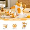 Cartoon Cat Ceramic Beverage Set Large Capacity Kettle Water Cup Cold Water Kettle Water Bottle Flower Tea Pot Coffee Cup