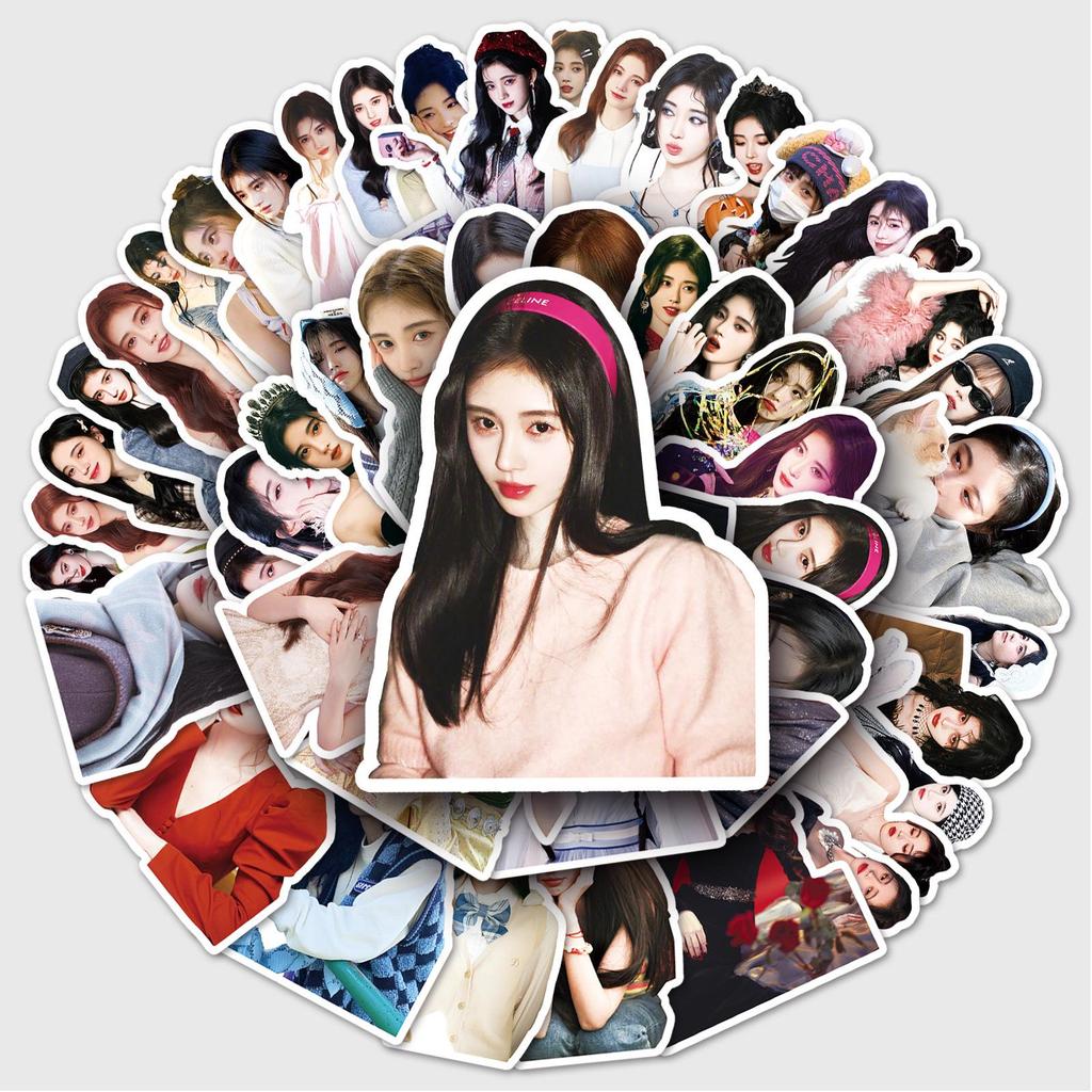 Ju Jingyi Graffiti Star Stickers: 50-Piece Set for Phone Cases and Suitcases