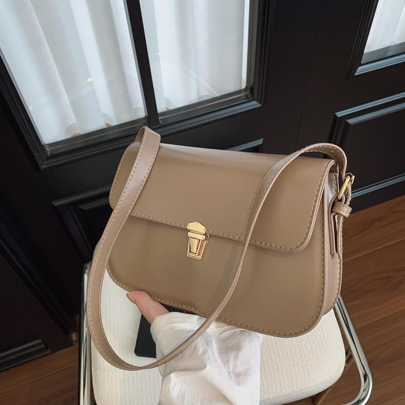 Simple Underarm Bag 2025 Summer New Beautiful Fashion Personality Casual Fashion Solid Color Shoulder Bag Foreign Style Women's Bag