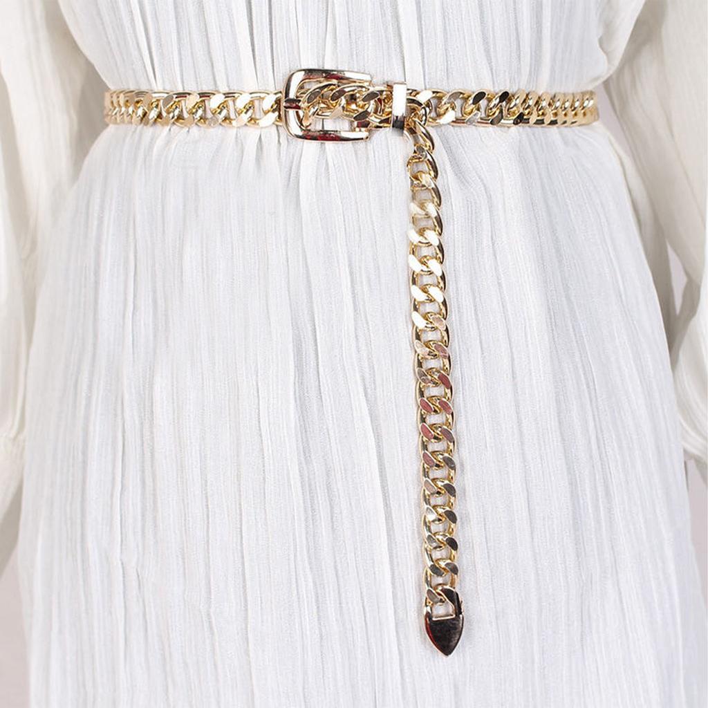 Women Metal Waist Chain Belts Fashion Luxury Adjustable Belly Body Chain Jewelry Accessories For Party