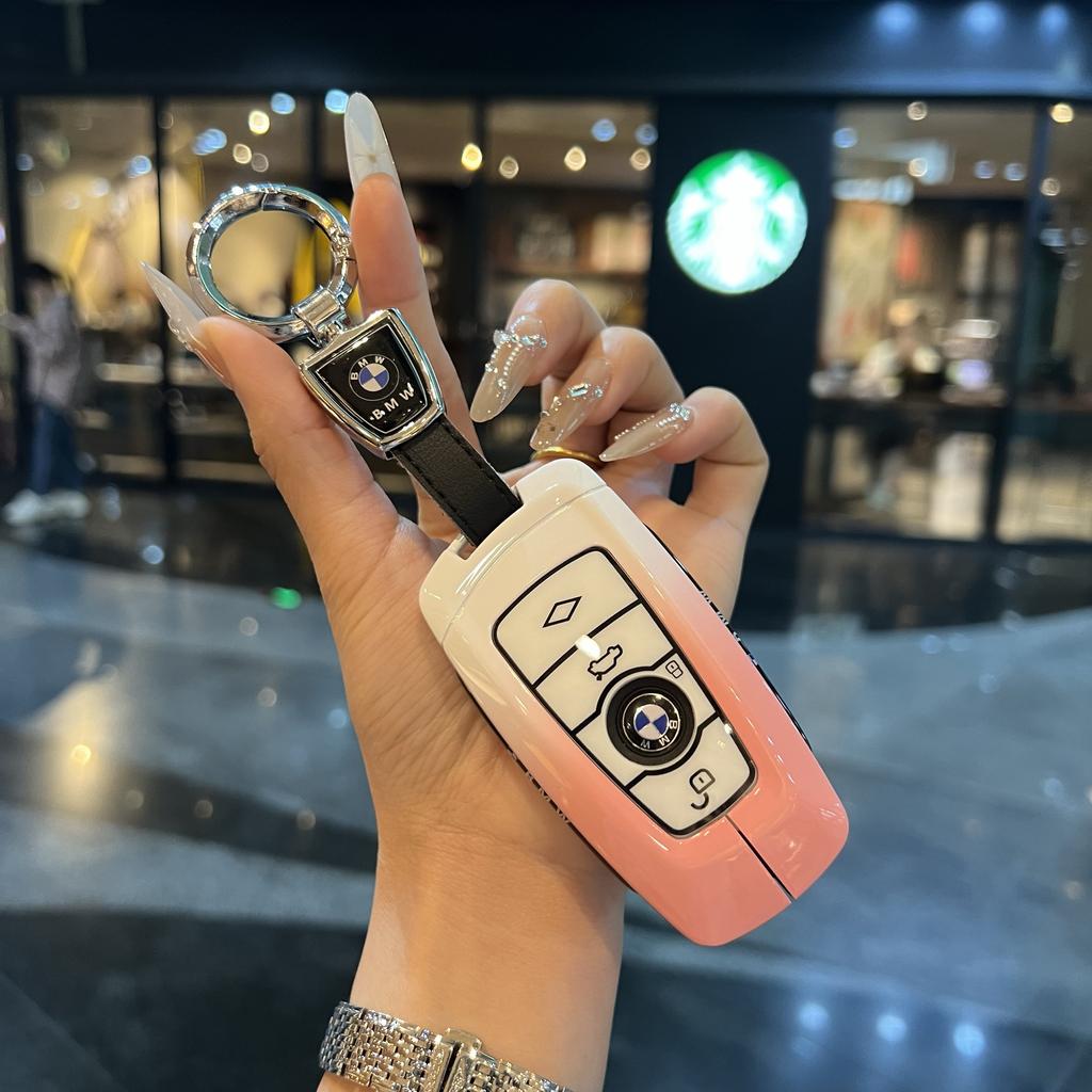 Fashion Silicone Car Remote Key Case Cover For BMW 1 3 5 7 Series X1 X3 X4 X5 F10 F15 F16 F20 F30 F18 F25 M3 M4 E34 Keychain IH2