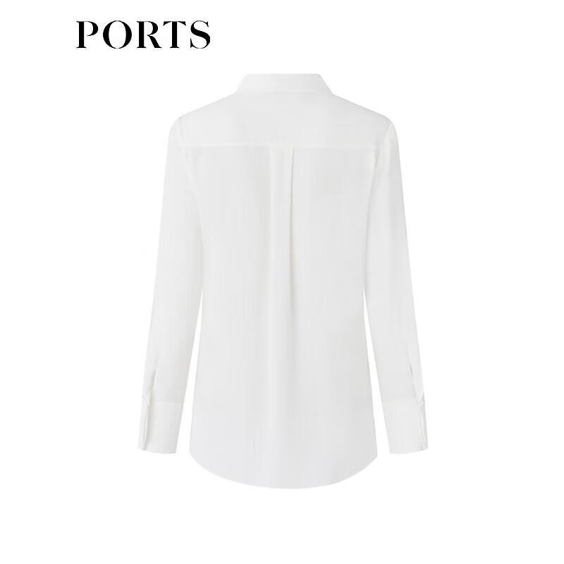 PORTS Women's Elegant Spring White Blouse
