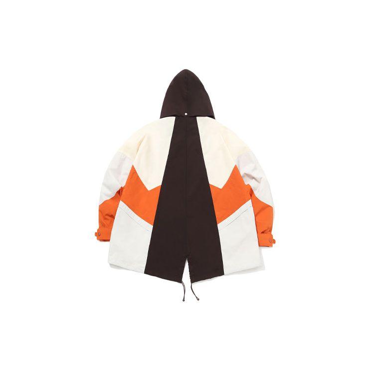 Li-Ning Color Block Loose Fit Hooded Sports Jacket Unisex Jacket Mouse-Brown AJDQ444-4