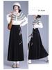 Elegant Mid-Length Wool Pleated Skirt - 2025 Autumn/Winter High-Waisted Slimming Style