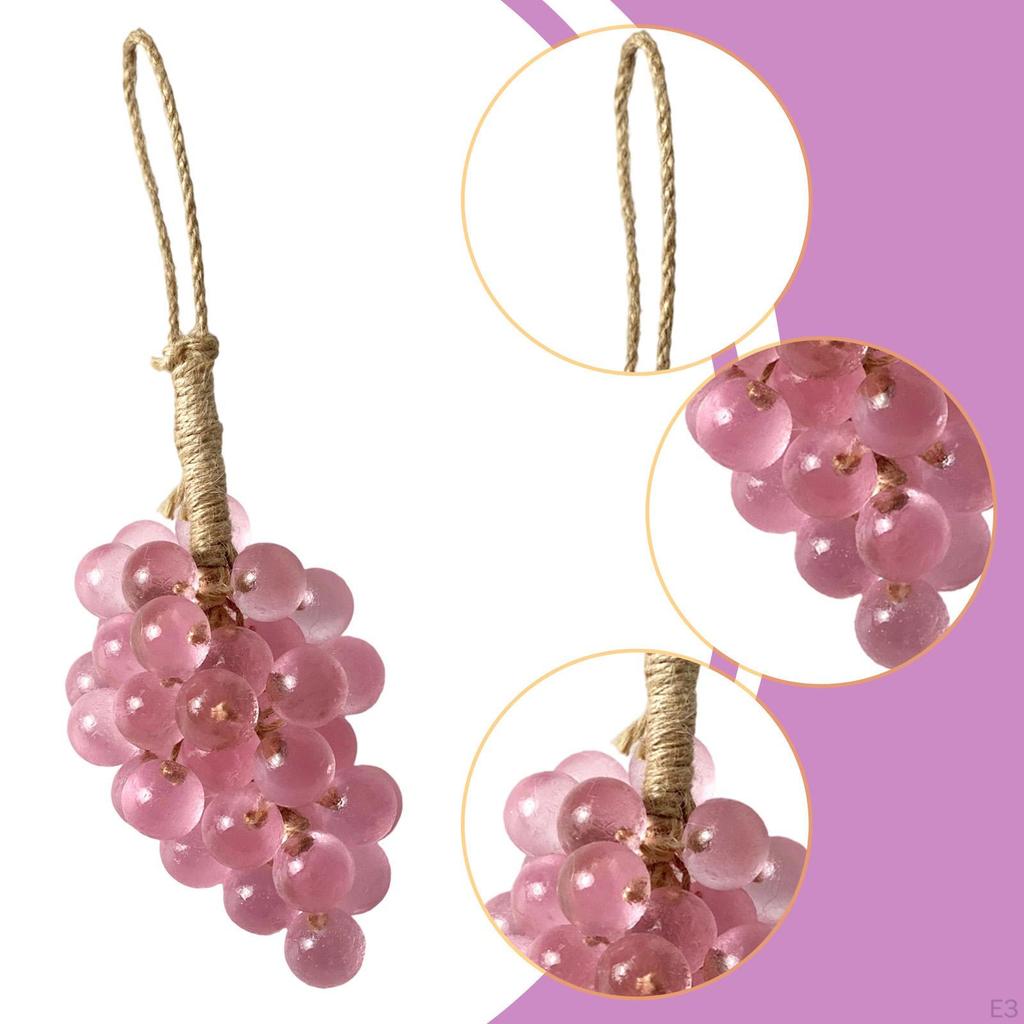 Grape Decor Hanging Men Women Deep Cleansing Cold Process Grapes Shaped Cluster Soap