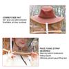 Cowboy Brown Red 360 degrees  Safe Protection Anti Bee Stinging Mosquito Biting Beekeeper Protective Hat