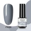 ROSALIND Mini Nail Polish Gel Semipermanent UV Multiple colors Varnish Hybrid Nail Art Soak Off Top Base Coat Regular Gel Lacquer