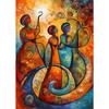 African Artwork Posters Abstract Elegant Nature Women Canvas Painting HD Print Wall Art Pictures for Living Room Home Decoration