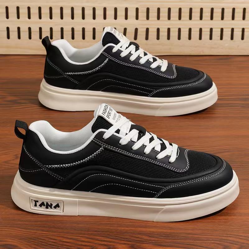 Men's shoes 2025 summer new mesh shoes men's breathable men's thin versatile soft-soled casual board shoes men's