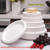 Disposable White Round Thickened Paper Plates