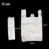 Small Transparent Disposable Plastic Tote Bags for Food Packaging