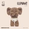 Charming New Year Elephant Plush Toy - Cute Sleeping Pillow, Stuffed Animal Doll, Ideal Birthday Gift for Girls