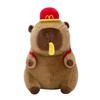 New Backpack Kapibala Plush Toys Stretchable Fries Baked Capybara Doll Doll Pillow Gift