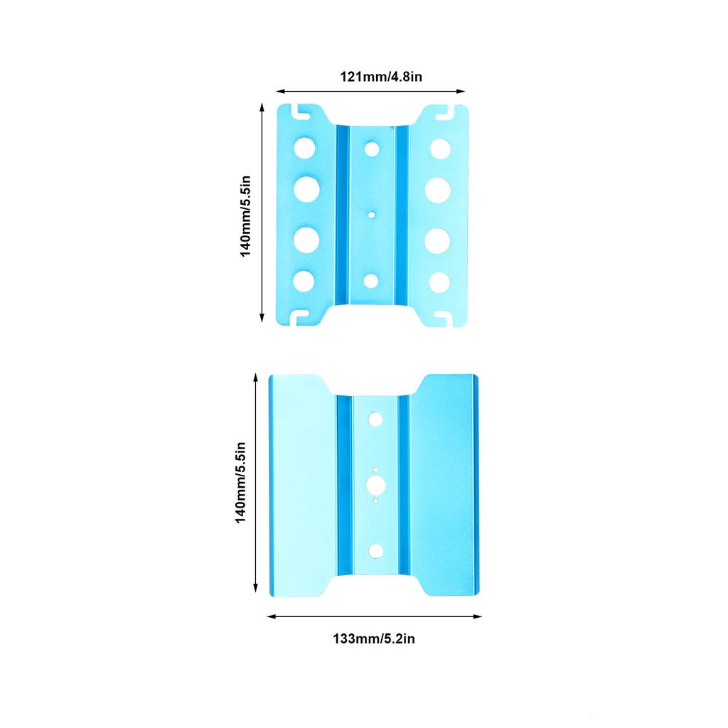 1/8 1/10 RC Car Aluminum Alloy Work Stand Height Adjustable Repair Station Screw Tray Set