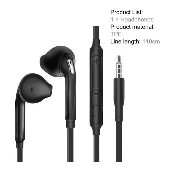 Kompatibel-HD Anrufgeräusch Kopfhörer Unterstützung Mikrofon Reduzierung Kabelgebunden Stereo Bass In-Ear Kabelgebundene Steuerung