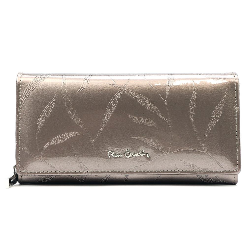 Damenportemonnaie mit dekorativen Blättern von Pierre Cardin