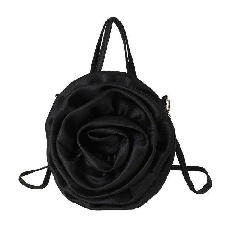 Shoulder Bag Clutch Bag 3D Rose Shape Crossbody Bag Handbag Fashion Tote