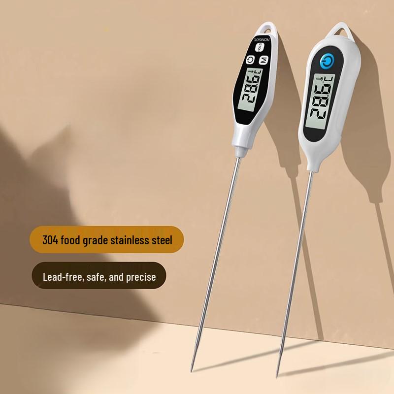 

Digital Kitchen Thermometer: Water, Oil, Milk & Bread Baking Probe