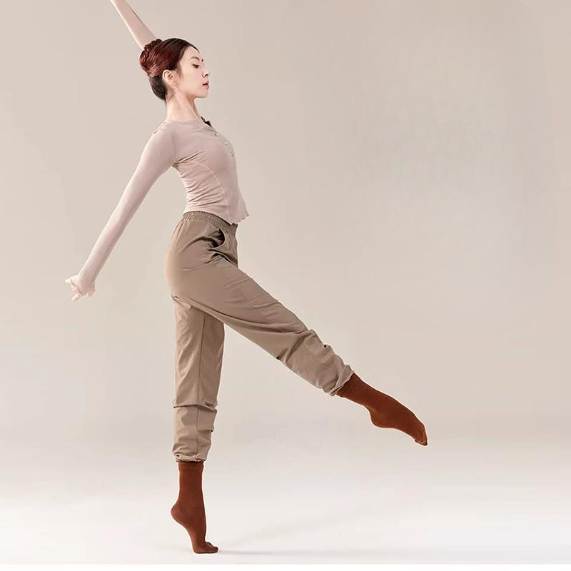 

Radish Conical Pants In Spring and Summer High Waist Slim and Slim Chinese Classical Dance Clothes Modern Dance Practice Body Shape Clothes L