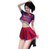Cheerleader Temptation Football Baby Cosplay Set - Sexy Super Short Skirt & Uniform Erotic 2368