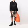 KENZO Sweatshirts Men's Black Hooded (Non-detachable) Moderate FB65SW3054MO-99