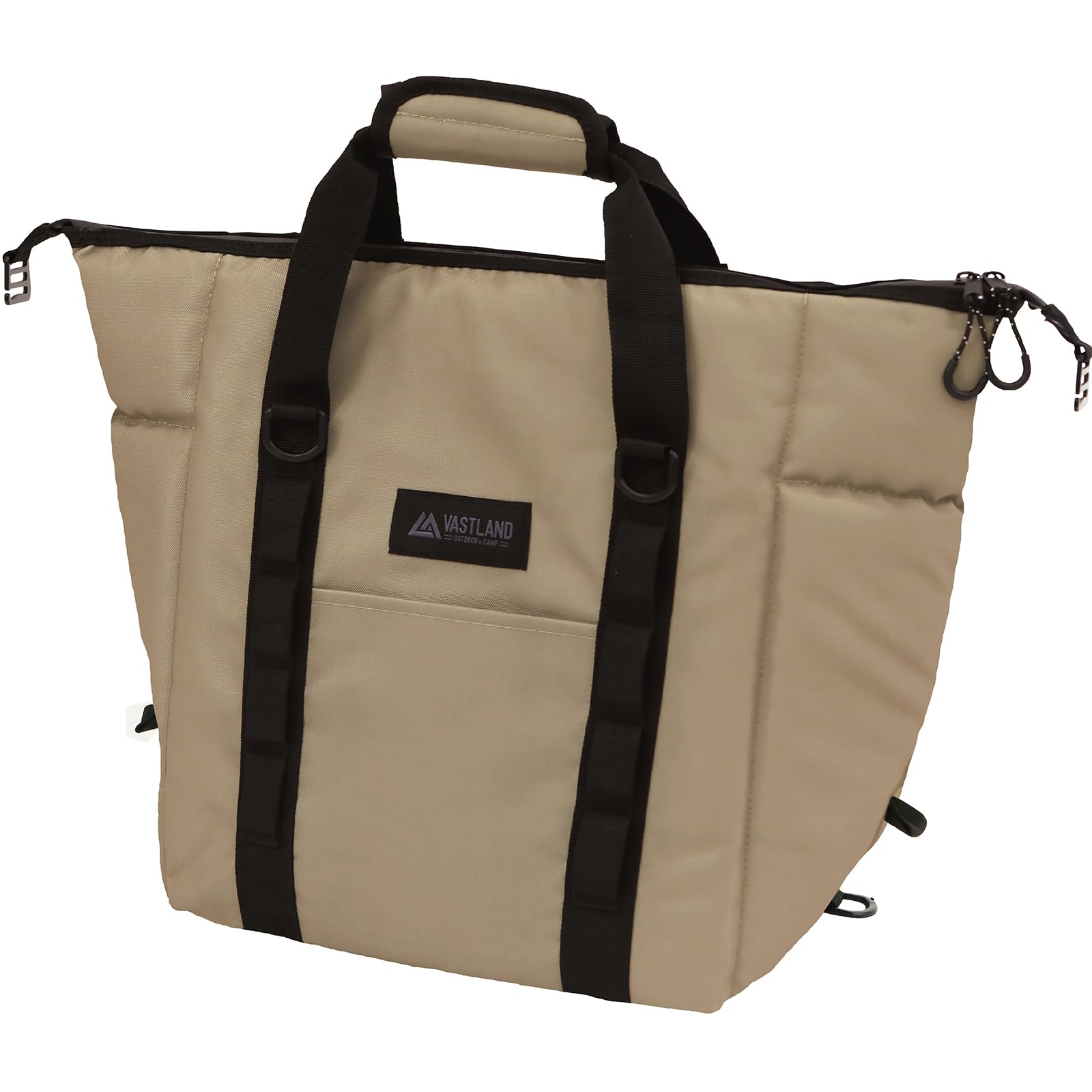 

VASTLAND Soft Cooler Tote Bag 16L 20mm Insulation Soft Cooler Box Tan