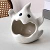 Figurine Candy Dish Halloween Decoration Creative Tea Light Candle Holder Decorative Statue for Desk