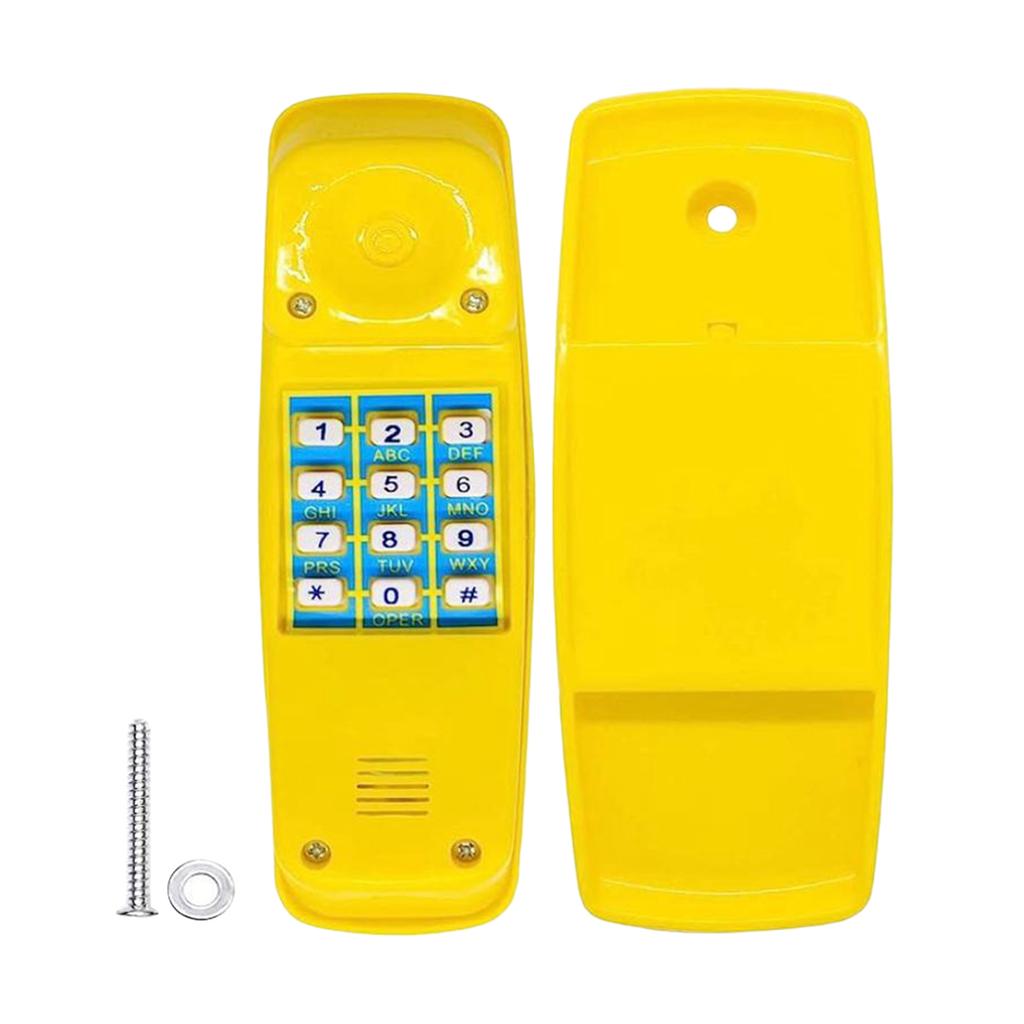 Swing Set Phone Toys Outdoor Equipment Pretend Play Numeric Key Telephone Child No Voices Simulation Telephone for Boys Girls