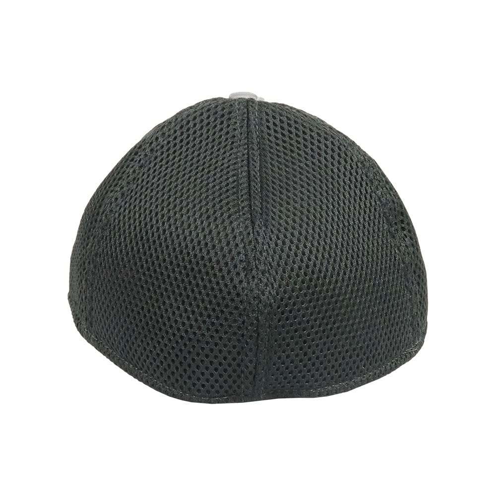New Era NE1091 Mesh Cap for Men and Baseball Stretch Elastic Camouflage Trucker Solid Sizes Rainstorm Graphite Women, Cap, Cap, 39THIRTY, Color, S/M,