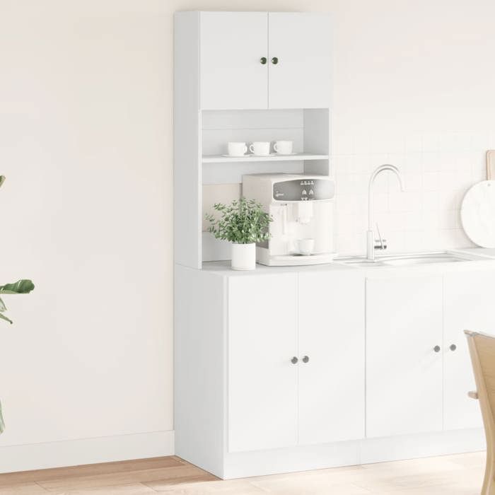 VidaXL Kitchen Cabinet White 60x50x180 Cm Engineered Wood, Kitchen Cupboard, Kitchenette Unit, Storage Unit 3276637