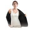 Women's L2# Wool Silk Brushed Base Layer with Underarm Coverage & One-Piece Fixed Bra Pads