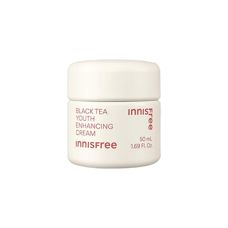 Innisfree Крем Осветляющий и Увлажняющий Черный Чай Омолаживающий Крем-50мл красный