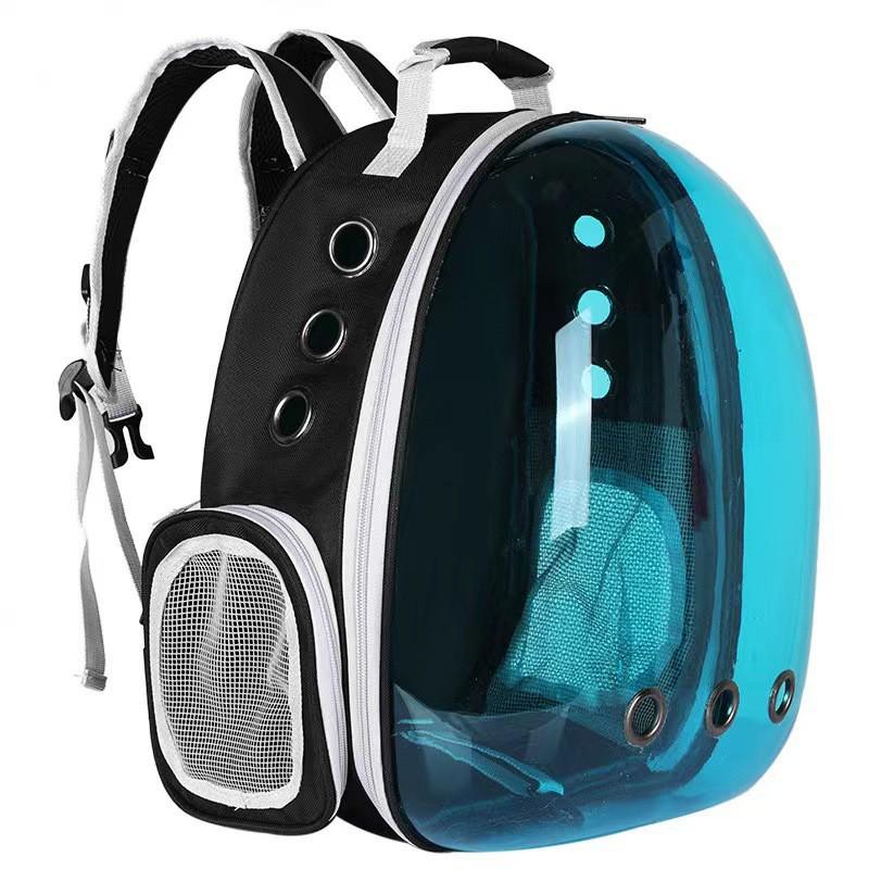 Transparent Pet Carrier Backpack Cats Dogs - Breathable Travel Bag With Side Opening 31L Capacity 5-7kg Weight Range