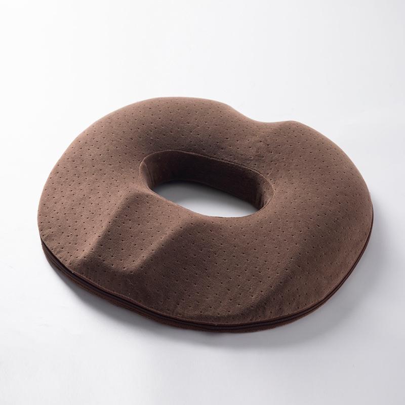 Memory Foam Hemorrhoid Relief Seat Cushion - Breathable, Thickened Pad for Office Chairs
