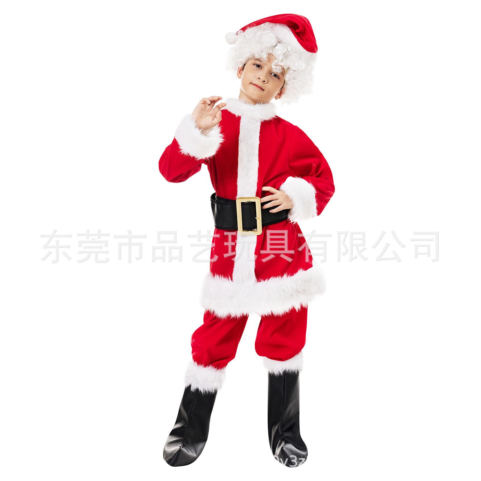 Christmas Clothing High-end Santa Claus Clothing Christmas Velvet Santa Claus Clothing XL